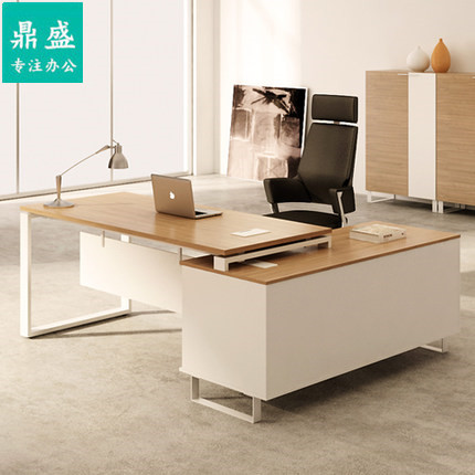 成都现代办公家具简约时尚总裁大中班台老板电脑桌椅主管经理桌子