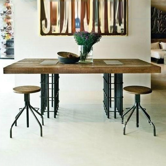 美式复古做旧茶桌椅组合个性茶几实木jrs视频直播_JRS体育直播_jrs直播是什么意思办公桌简约餐桌原木书桌