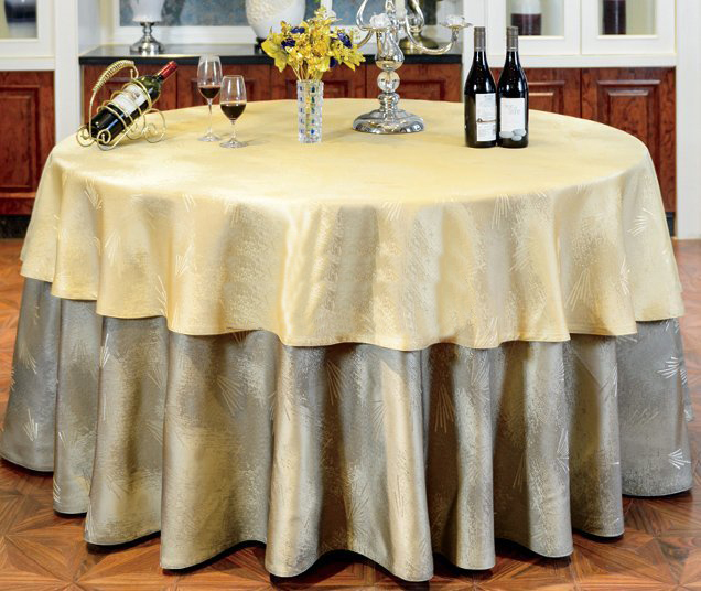 高档欧式酒店桌布 饭店宴会婚庆圆桌台布 西餐厅长方形餐桌布布艺