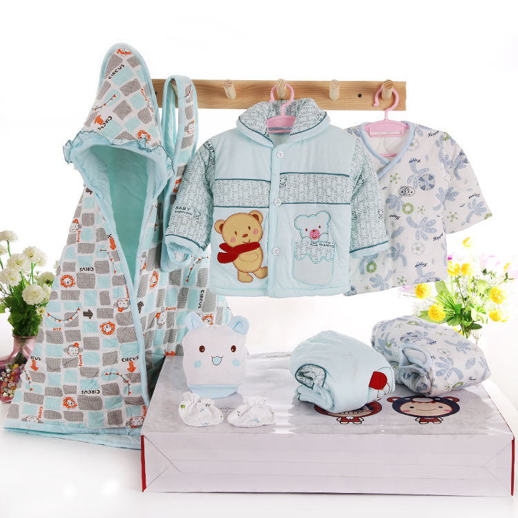 新生儿衣服0-3个月纯棉冬季大礼包初生婴儿衣服男女宝宝用品大全