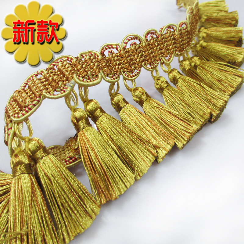 新款特价衣服吊球穗子布艺窗帘花边灯饰婚庆沙发桌椅纺织辅料配件