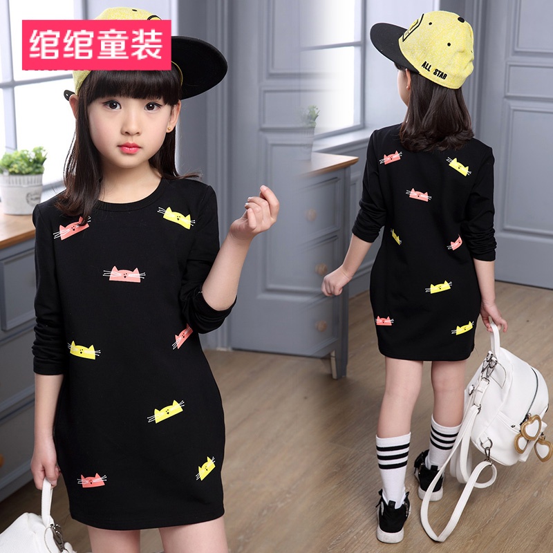 童装3女童6打底衫4春秋款5岁儿童7圆领8印花9T恤12中长款10秋衣