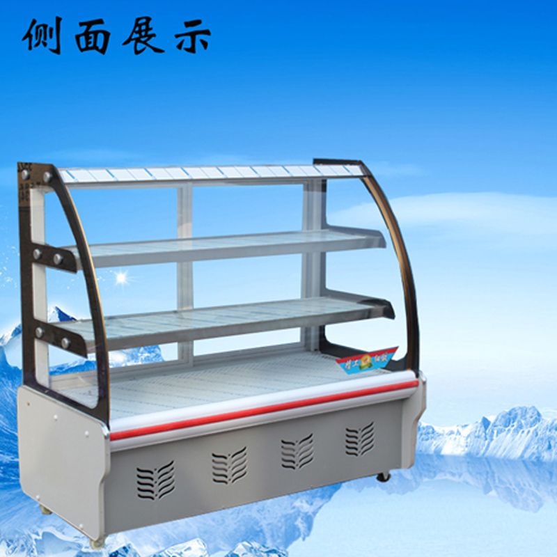 点菜柜冷藏柜三层烧烤柜商用卧式卤菜熟食柜鸭脖麻辣烫海鲜展示柜