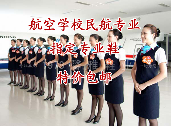 2014新款OL职业真皮女鞋黑色中跟工作鞋空姐鞋空乘鞋航空礼仪单鞋