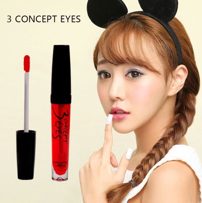 3CONCEPT EYES撕拉式口红唇彩 持久防水不脱色滋润保湿不掉色包邮