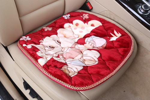 单个冬季毛绒汽车座垫单片面包车货车办公室椅坐垫特价秒杀 清仓