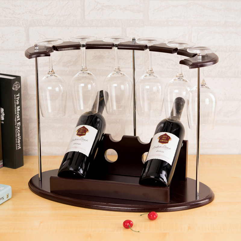 红酒杯架倒挂高脚杯架悬挂 红酒架摆件欧式实木jrs视频直播_JRS体育直播_jrs直播是什么意思葡萄酒展示架