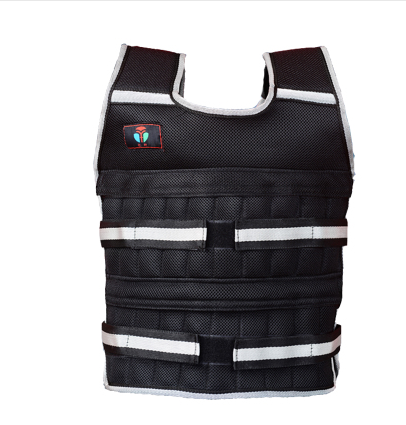 负重背心5-35kg马甲纱衣沙袋钢板可调跑步健身运动隐形负重装备