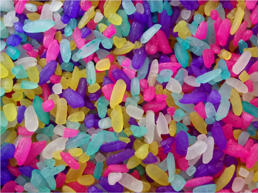 云南曲靖罗平特产布依五色花米饭五彩糯米饭五彩米植物染料包邮