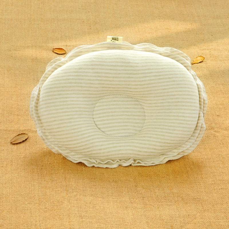 新生儿彩棉定型枕 初生婴儿防偏头枕头 母婴用品婴儿枕头定型枕