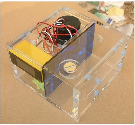 水冷水箱 带SC600 水泵 温度计 流速器 双光驱位水箱带水泵