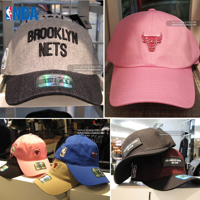 韩国正品潮牌NBA代购直邮 16新男女款鸭舌帽王嘉尔同款运动棒球帽