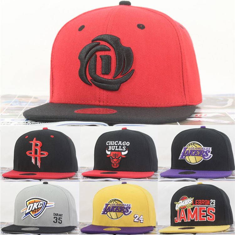 男女士棒球帽公牛队NBA帽子平沿帽湖人火箭骑士科比詹姆斯篮球帽