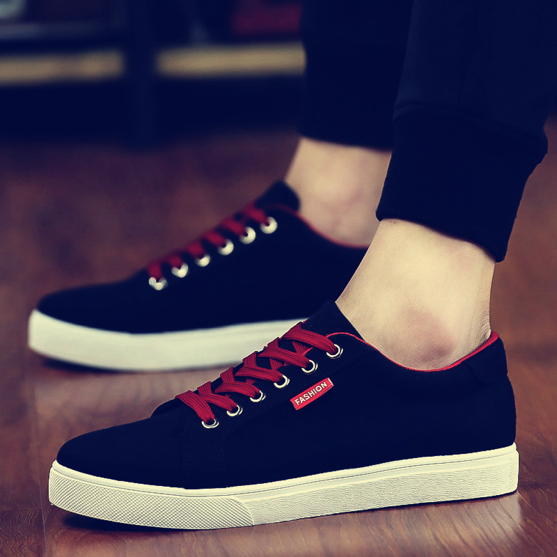 韩版春季男士帆布鞋潮流透气板鞋运动休闲鞋男鞋学生鞋子日常布鞋