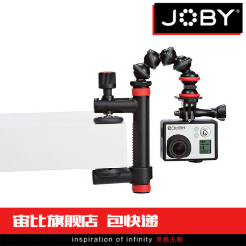 joby宙比GP100超强固定支架套装for Gopro4/Hero3/摄像机照相机