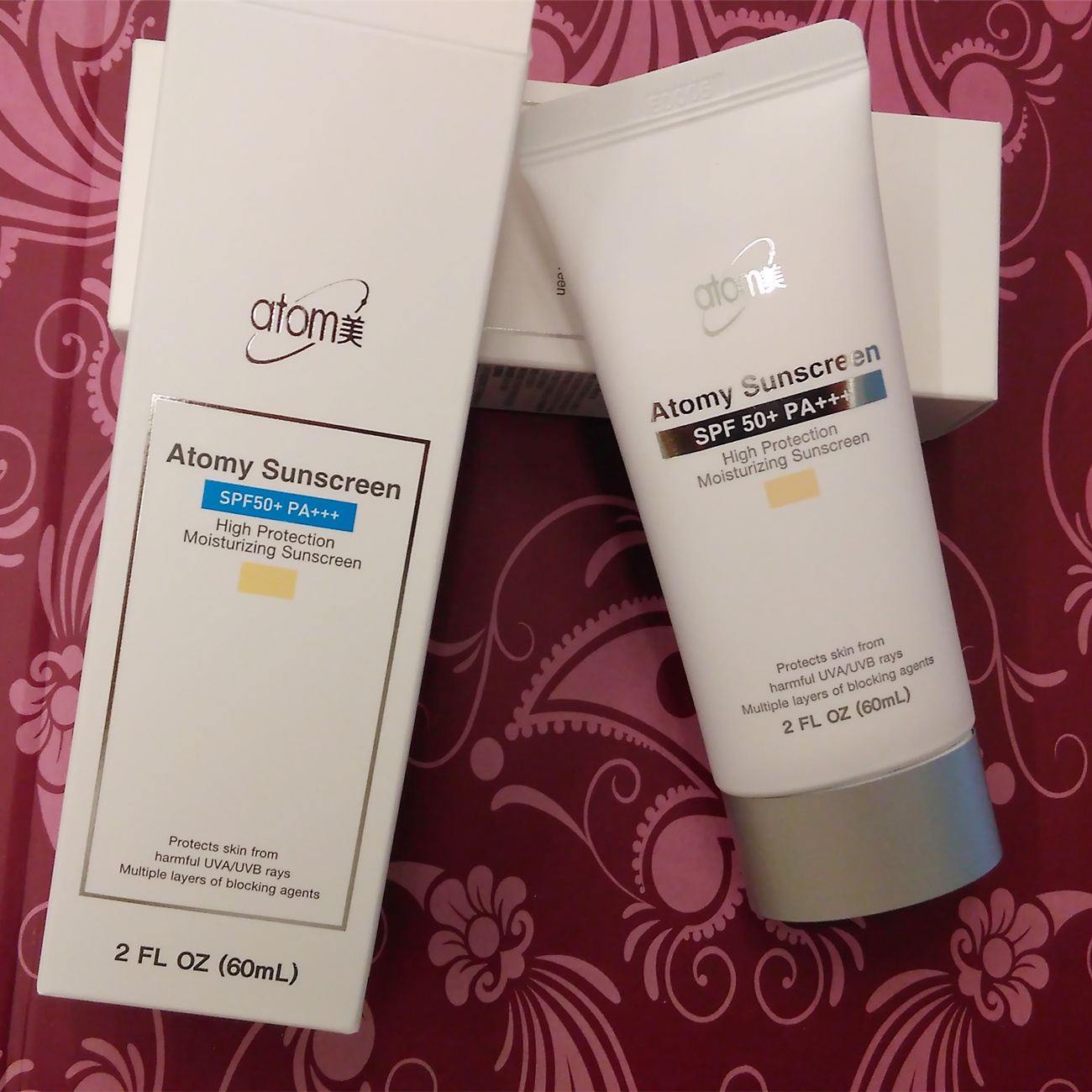 韩国艾多美 Atom美 草本美白 防晒霜[SPF50+/PA+++] 60m