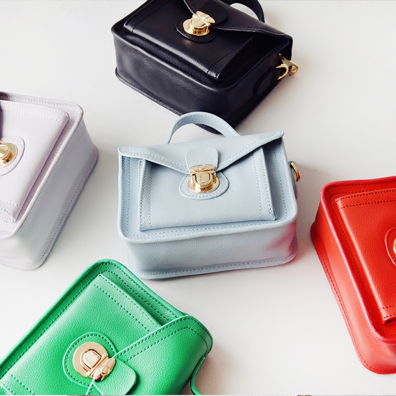 迷你小方包2016新款剑桥包真皮复古锁扣链条单肩斜挎手提女包小包