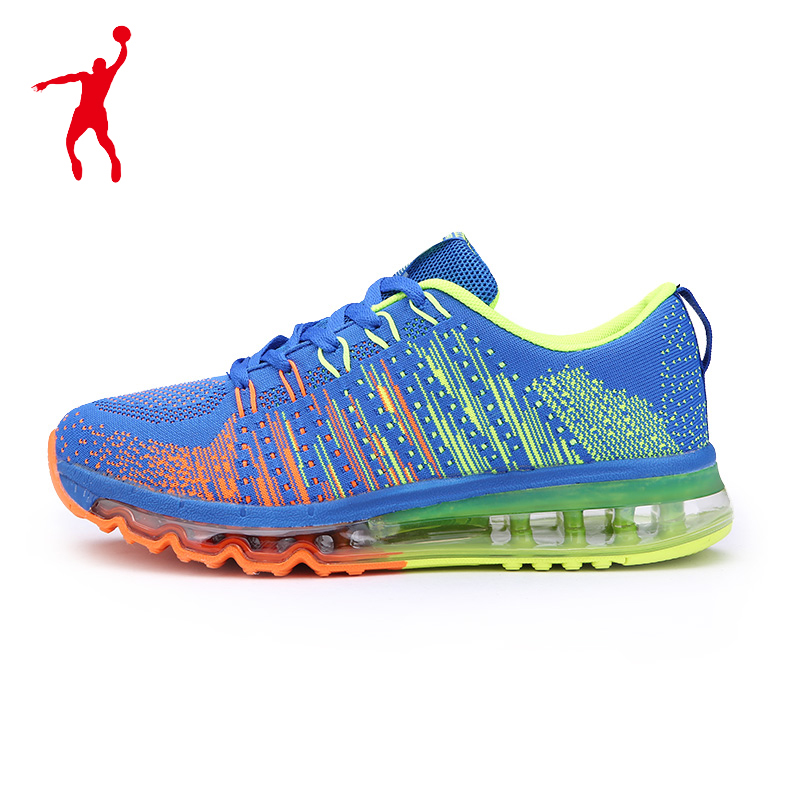 正品乔丹 格兰男鞋air max全掌气垫鞋飞线跑步鞋男春夏运动鞋情侣