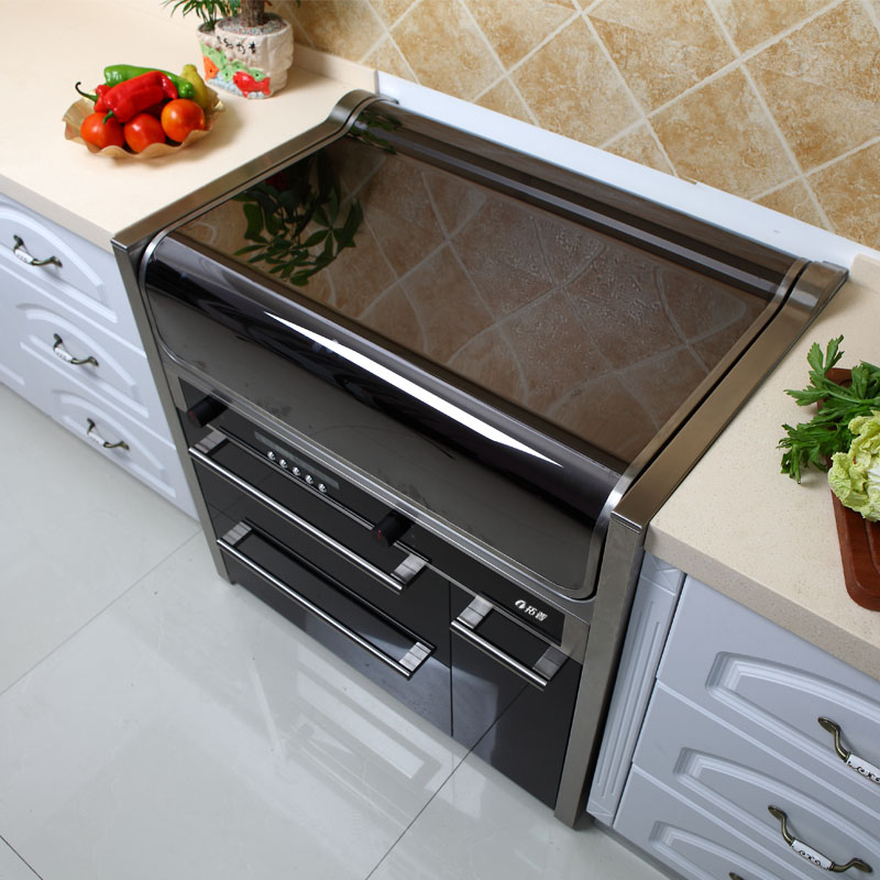 拓普集成灶翻盖侧吸环保灶烟机燃气灶消毒柜一体灶正品烟灶消套装