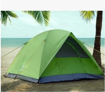 驴友野外旅游便携带露营帐篷户外3-4人双层野营防雨超轻登山帐篷