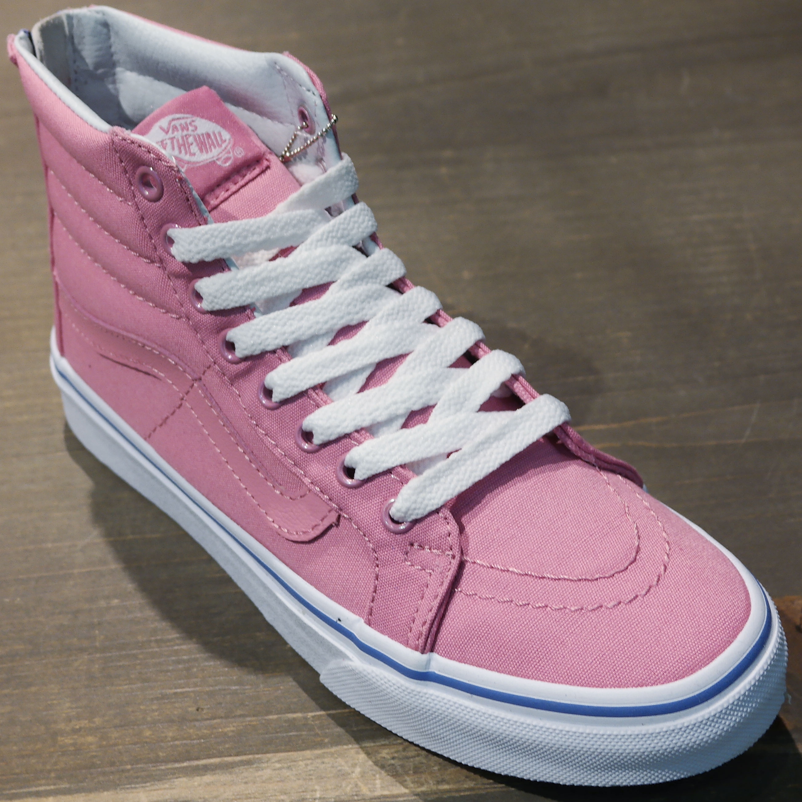 包邮正品VANS范斯2016春季女款高帮运动休闲帆布板鞋子VN00XH8IEU