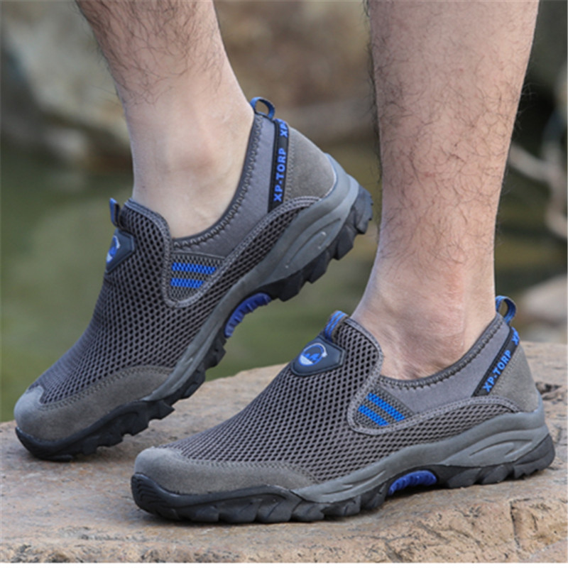 夏季中老年网面鞋防滑透气运动鞋爸爸休闲鞋