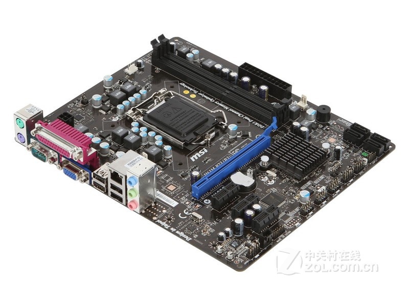 新品行货 微星H61M-P23 微星H61主板 全集成 1155 DDR3 质保一年