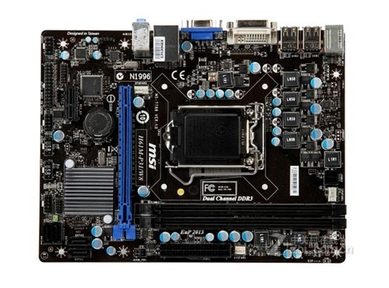 微星H61M-P31/W8 H61主板 全固态集成小板1155针ddr3 支持22NM