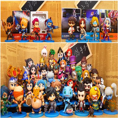 正版英雄联盟周边q版手办模型公仔LOL全套人偶网吧装饰品摆件礼物