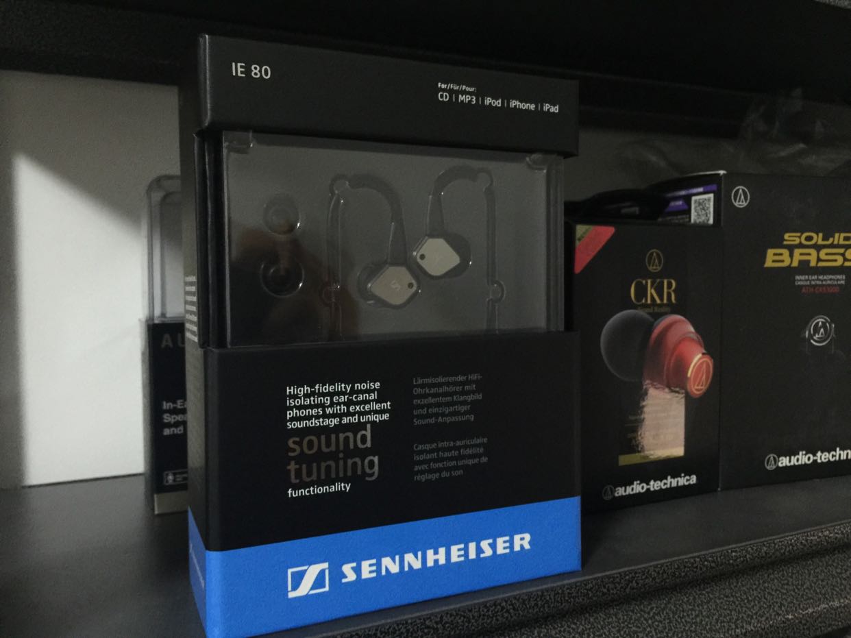 德行正品代购附小票SENNHEISER/森海塞尔 IE80 IE8I 耳塞保修两年