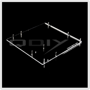 【QDIY】YJ-ZM01电脑机箱透明单板主板支架ATX主板 M-ATX主板/ITX