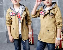 童装男童春装外套2016新款中大童呢子风衣加厚儿童毛呢大衣中长款