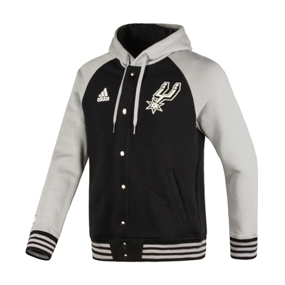 adidas阿迪达斯外套男2016春NBA篮球运动服保暖夹克