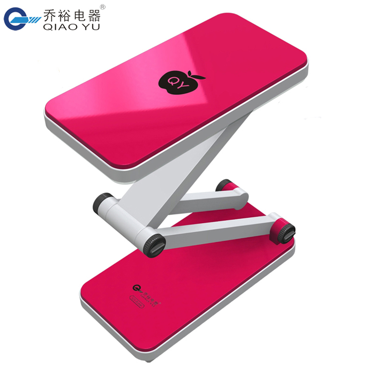 乔裕LED台灯护眼学习学生防近视超亮可调节充电两用折叠夹子台灯