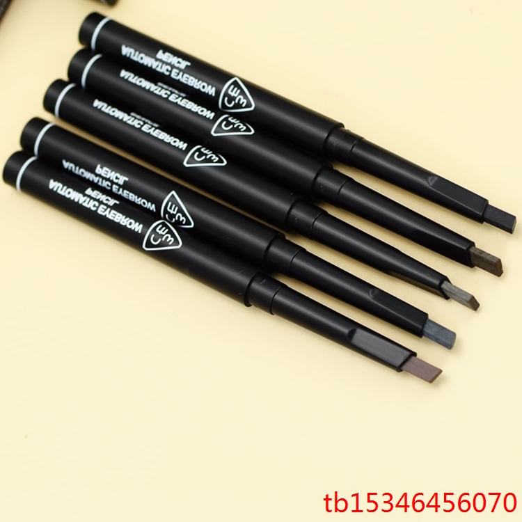 韩国3ce眉笔 正品小样防水不脱妆晕染持久自动旋转耐汗一字画眉粉