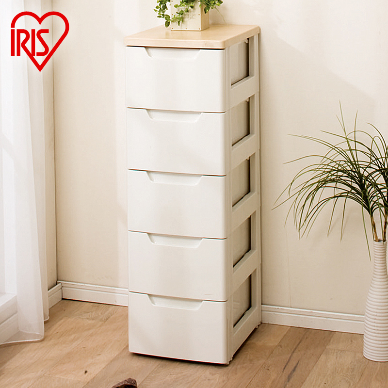 爱丽思iris塑料夹缝窄柜抽屉式收纳柜儿童玩具储物整理柜子爱丽丝