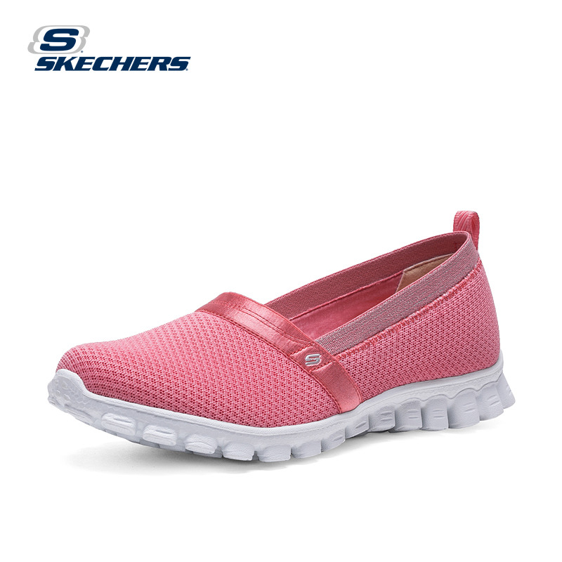 skechers斯凯奇春夏新款休闲鞋 时尚一脚套单鞋 松紧带女鞋22829