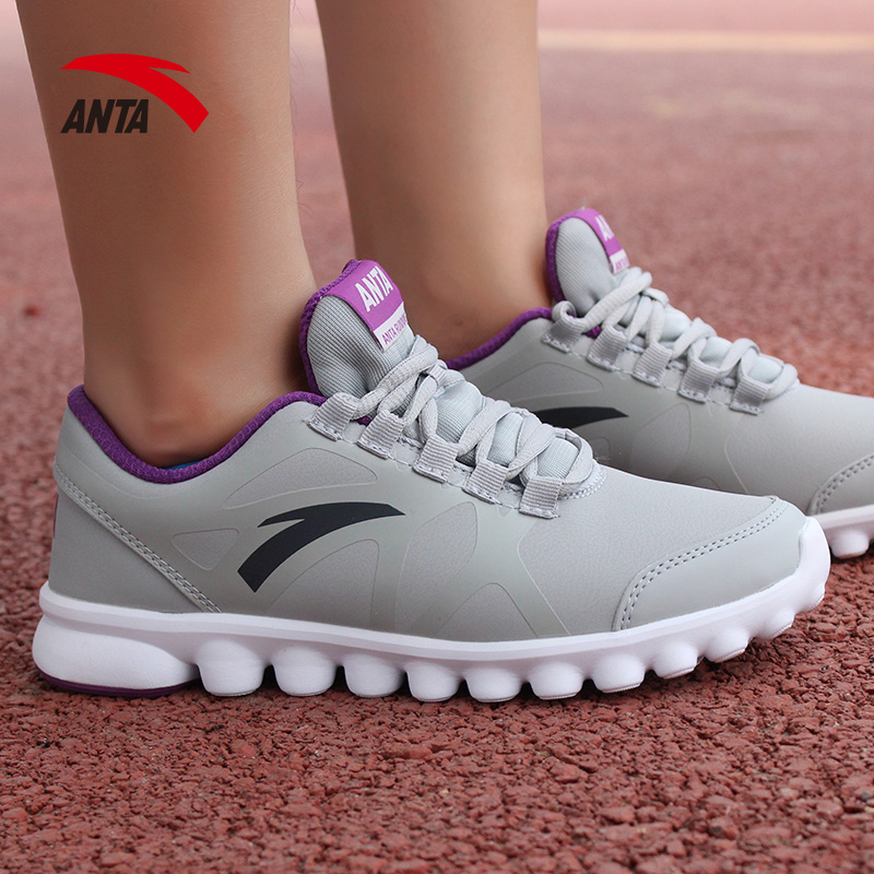 安踏跑步鞋女鞋正品秋冬季轻便透气防滑耐磨缓震跑鞋休闲运动鞋