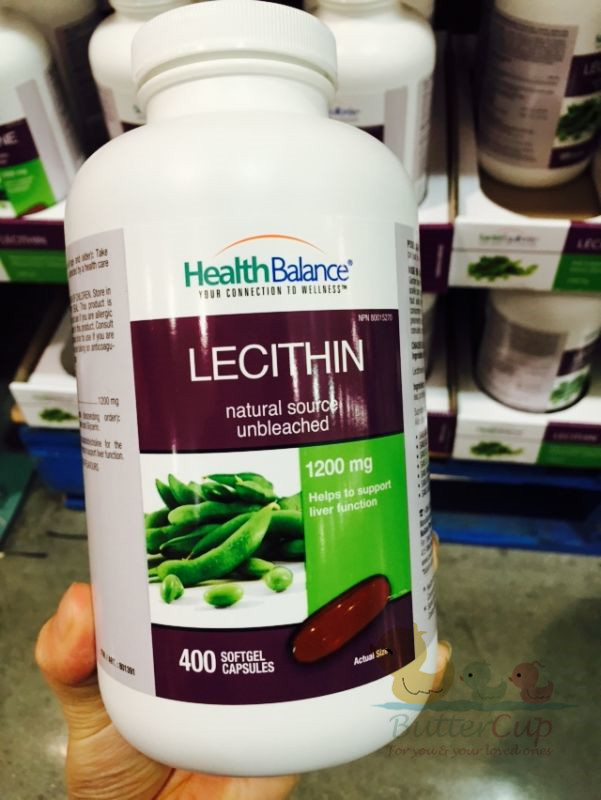 正品 加拿大Health Balance 天然大豆卵磷脂软磷脂胶囊 400粒