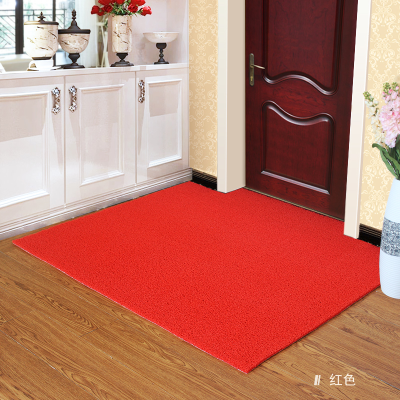 加厚丝圈地垫玄关进门入户防滑地毯门厅门垫脚垫定制可剪裁定做