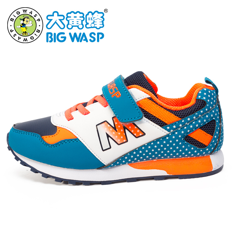 大黄蜂童鞋 男女童运动鞋2015秋季新款大中儿童防滑跑步鞋休闲鞋
