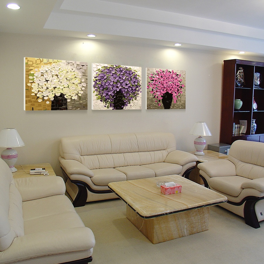 星空雨夜diy数字油画三拼三联画客厅卧室欧式jrs视频直播_JRS体育直播_jrs直播是什么意思手绘大幅装饰画