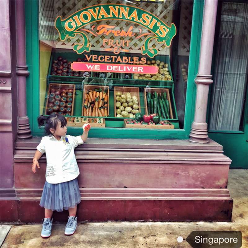 MaxAndMango秋冬新款 男女童字母卡通图案米白色长袖衬衫 MMAW368