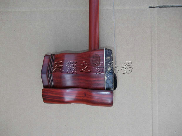 民族乐器紫檀二胡二泉二胡专业小叶紫檀银丝二泉二胡带盒弓子琴码