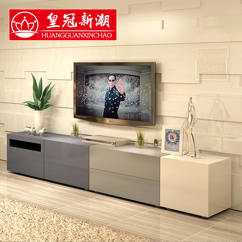 现代简约烤漆电视柜 时尚拼色个性客厅组合柜子　可储物柜子jrs视频直播_JRS体育直播_jrs直播是什么意思