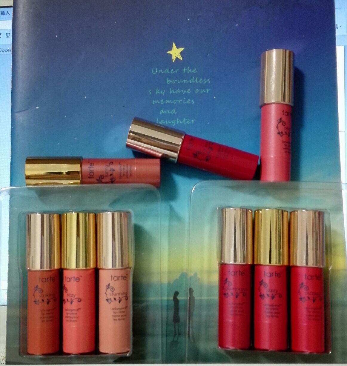 【套装拆卖】tarte唇膏口红九件套 天然滋润 美国官网入