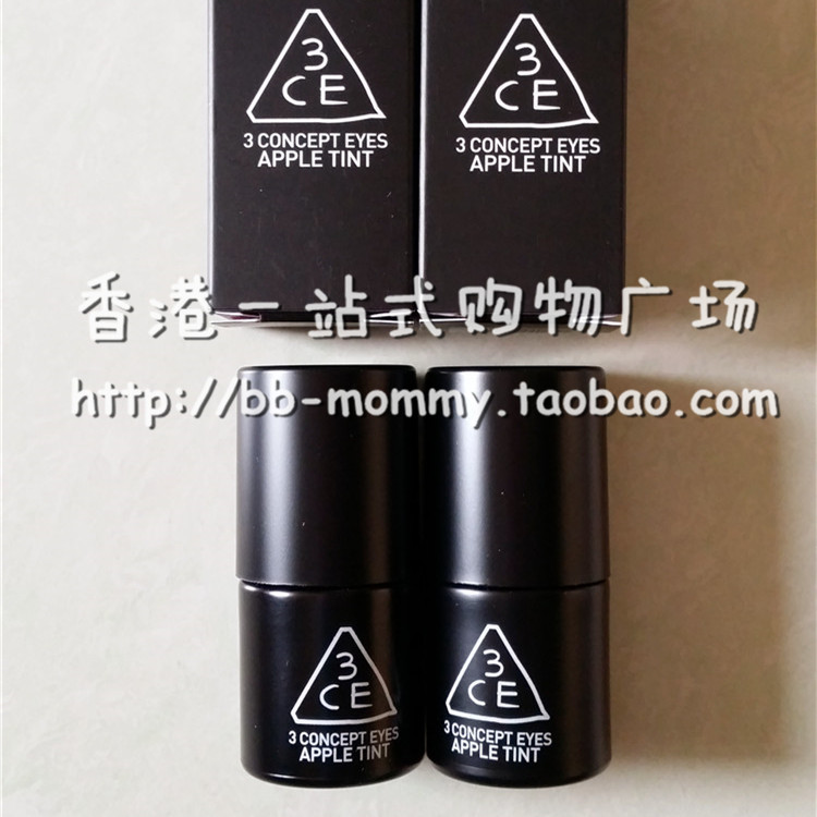 【清仓特价】3ce APPLE TINT苹果染唇液 唇彩腮红两用 粉色/橘色