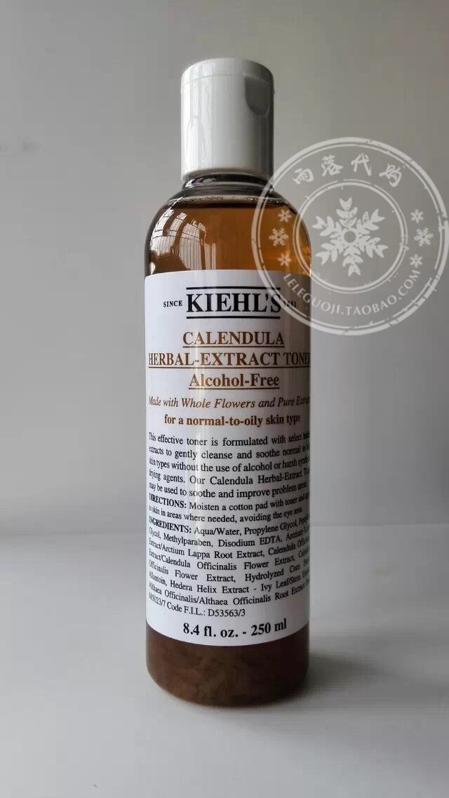 新鲜现货！美国Kiehl's科颜氏/契尔氏金盏花植物精华爽肤水 250m