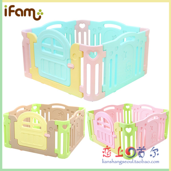 【韩国直送原装包税】IFAM宝宝超大游戏围栏儿童防滑栅栏学步护栏