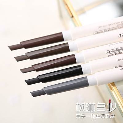 韩国悦诗风吟双头自动眉笔扁头新款生机eco初学者画眉防水不晕染